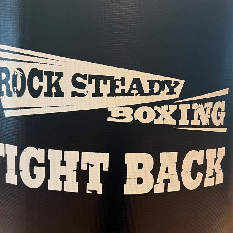 Rock Steady Boxing Bag